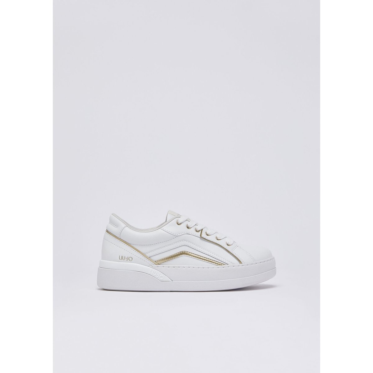 Baskets en cuir blanc, LIU JO