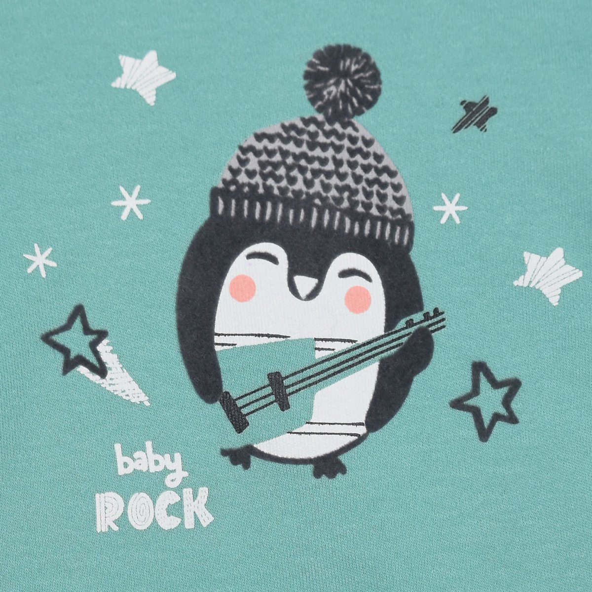 T shirt + pantalon naissance floyd blanc, SUCRE D'ORGE