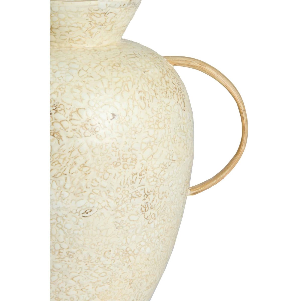 Vase Bambou LERI crème, LIGHT & LIVING 
