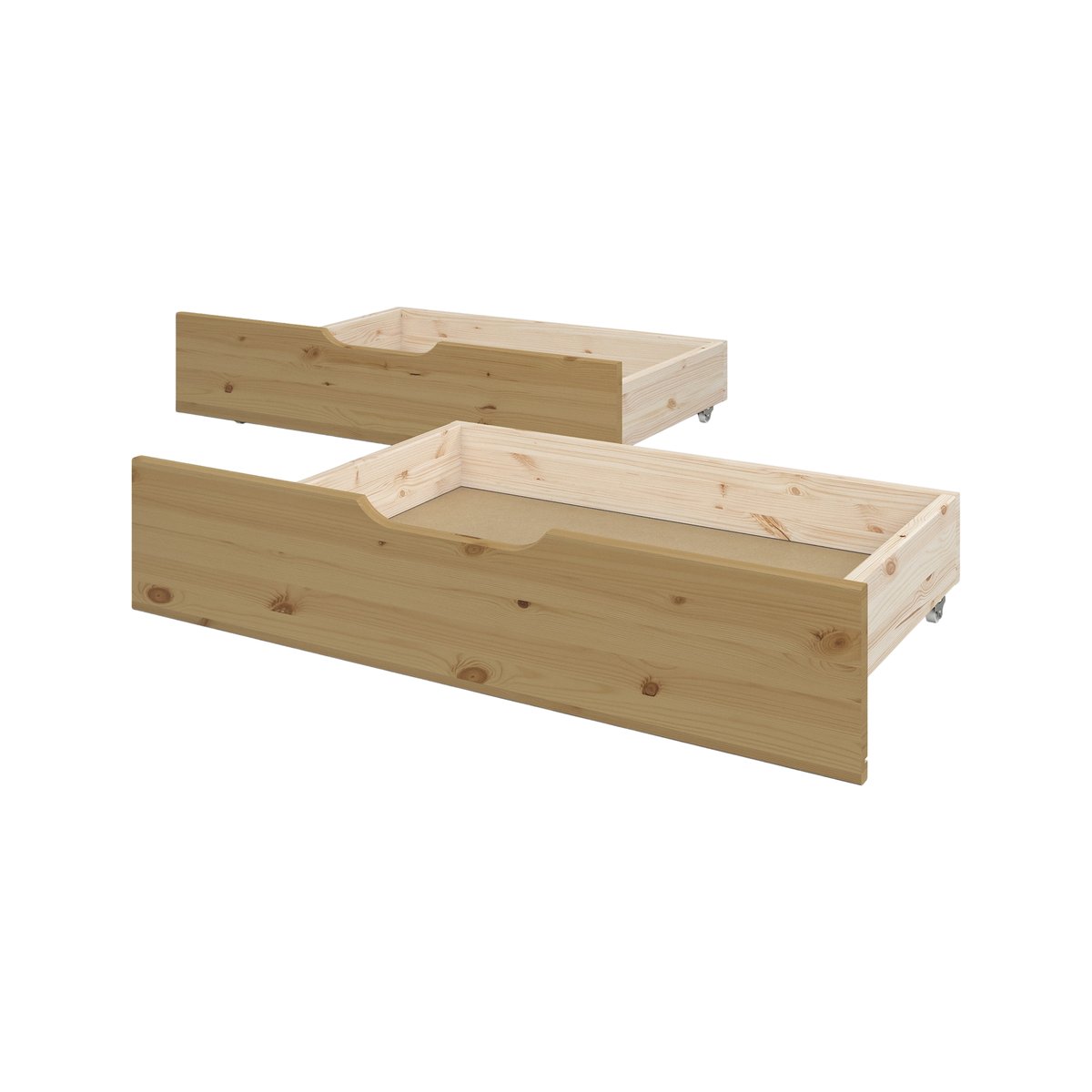 Lot de 2 tiroirs bois massif - TANIA bois clair, CAMIF