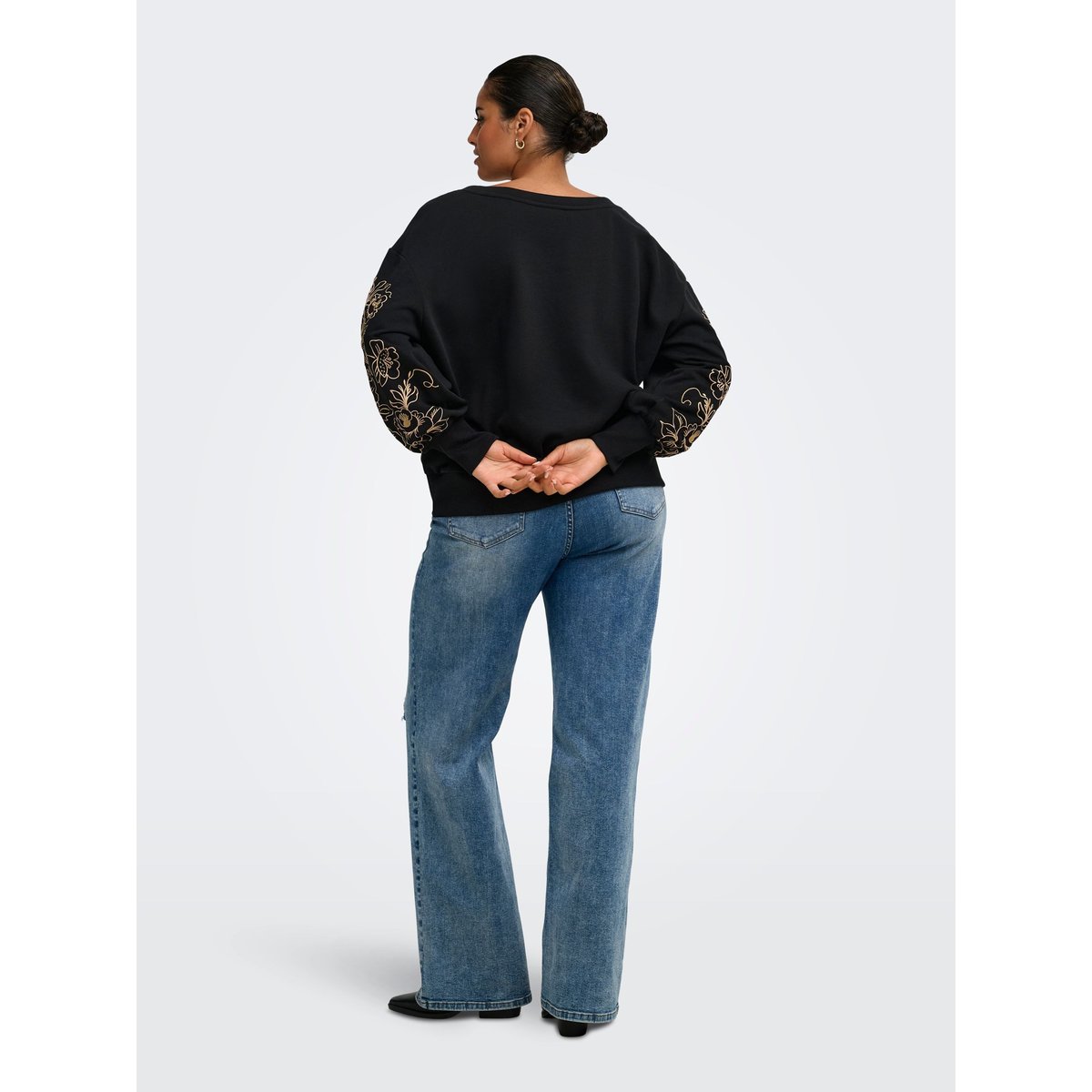 Sweat-Shirt black 1, ONLY CARMAKOMA