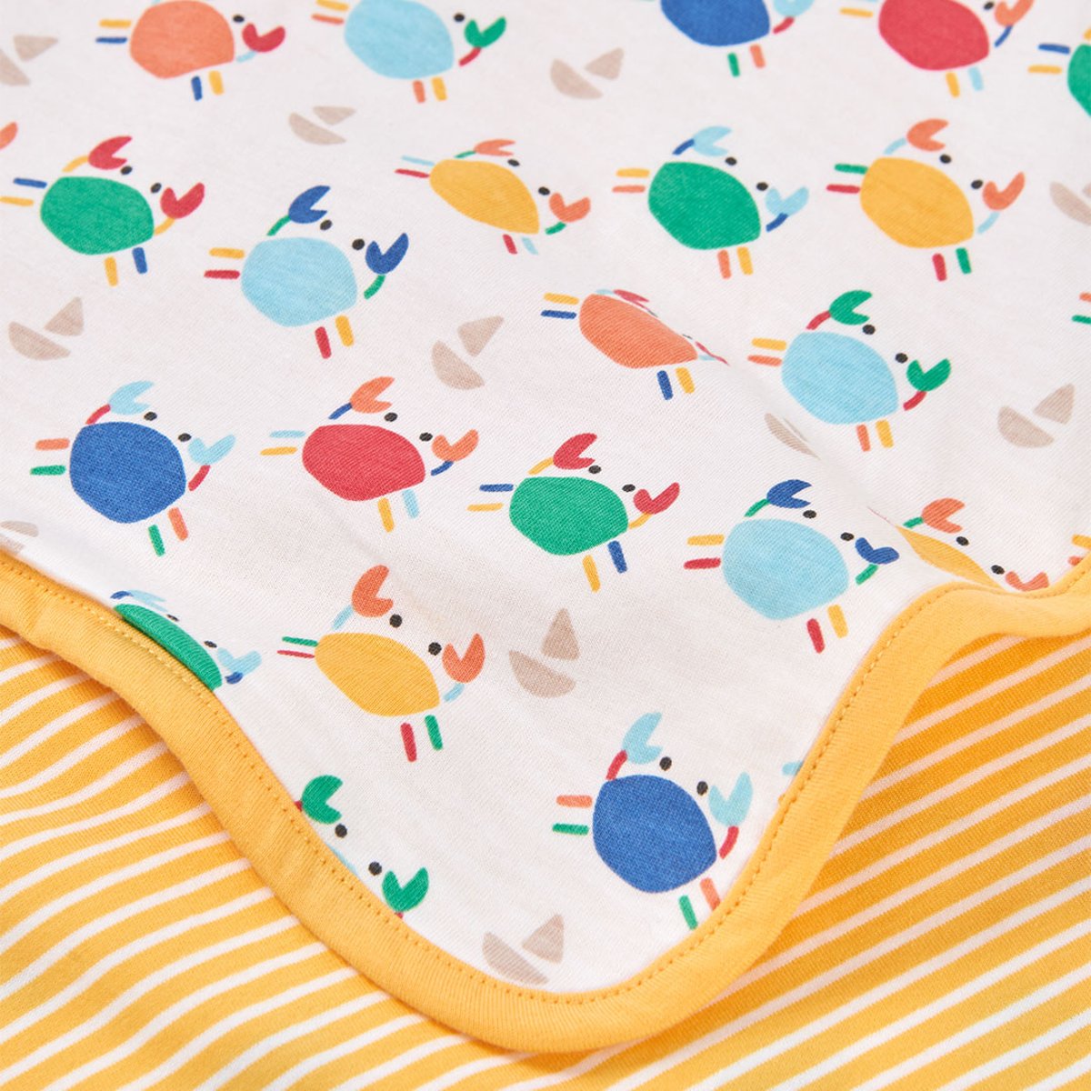 Couverture bébé en coton imprimé multicolore, BOBOLI