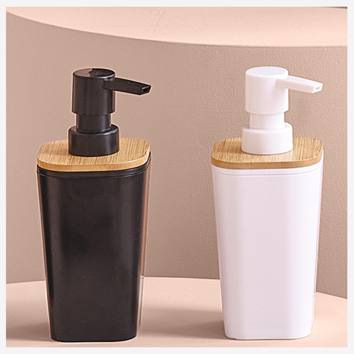 Distributeur à savon 200ml NATURÉO noir, 5FIVE SIMPLY SMART