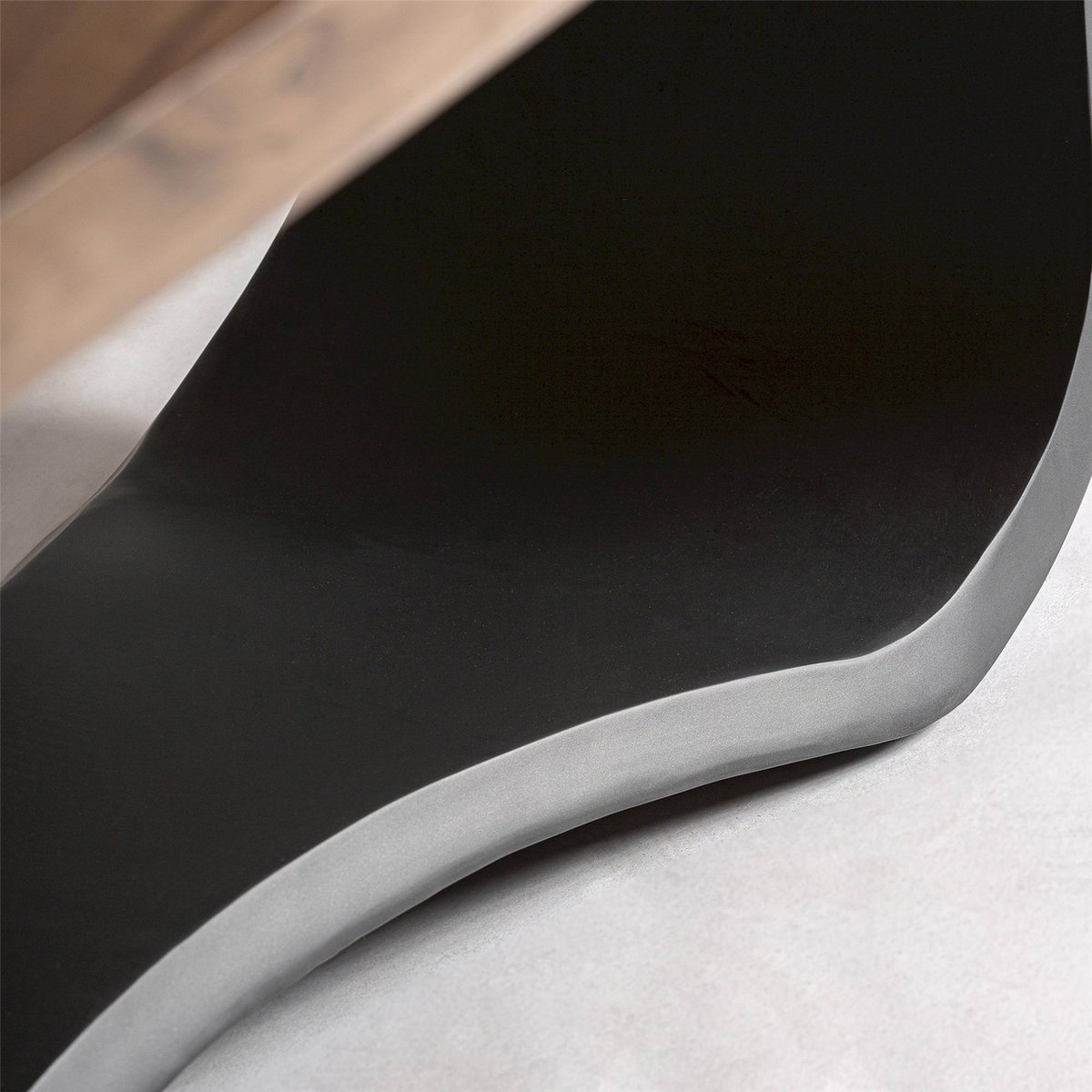 Table basse rectangulaire art déco en acacia noir naturel bois d'acacia, RECOLLECTION
