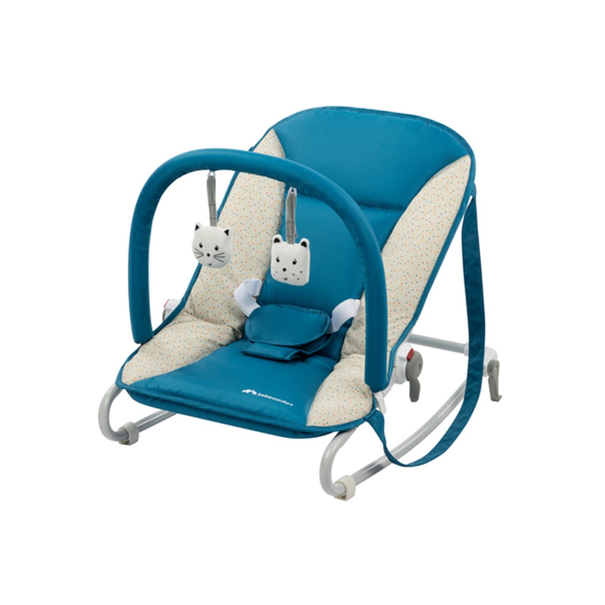Transat bébé Starlight, fonction balancelle bleu, BEBECONFORT
