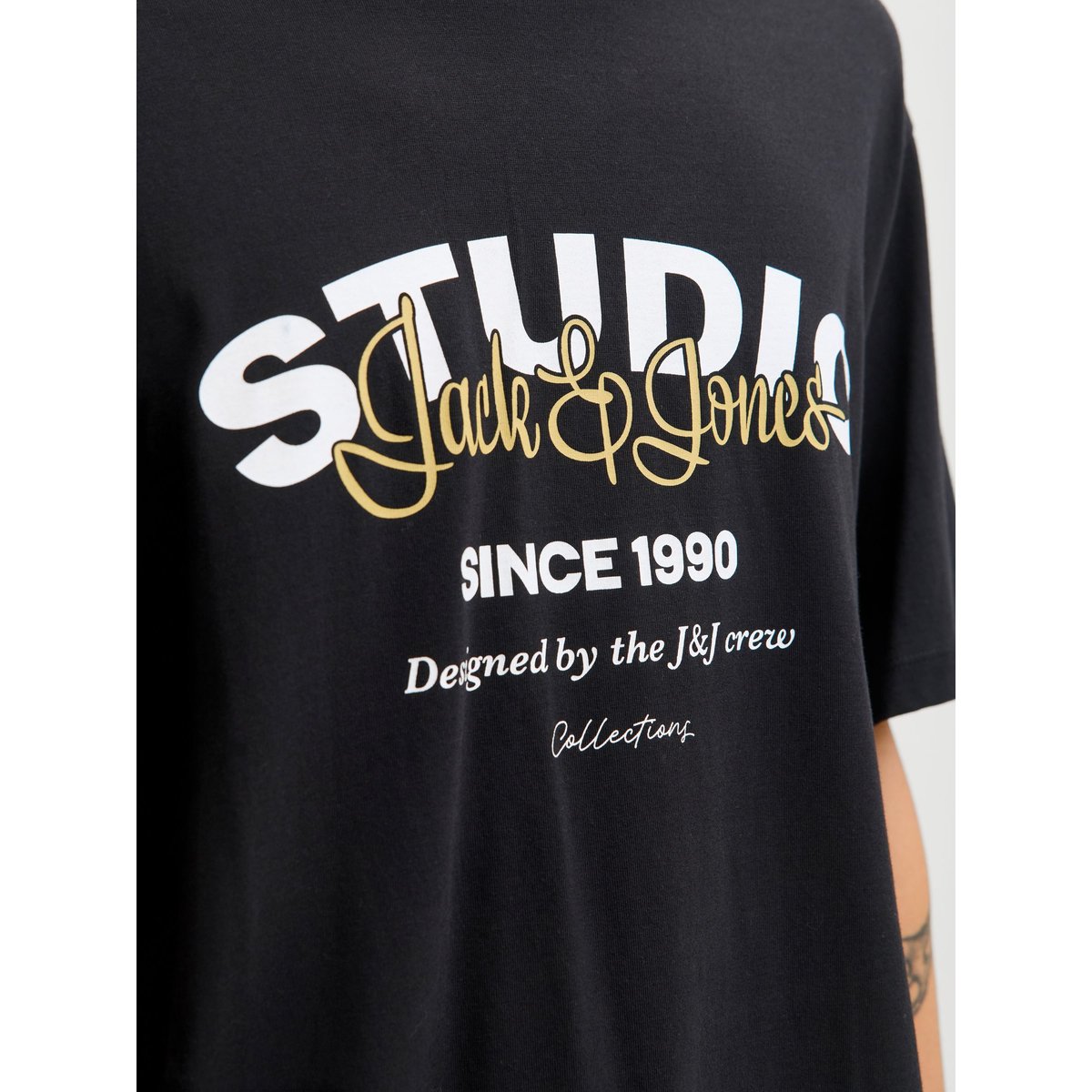 T-Shirt black 1, JACK & JONES