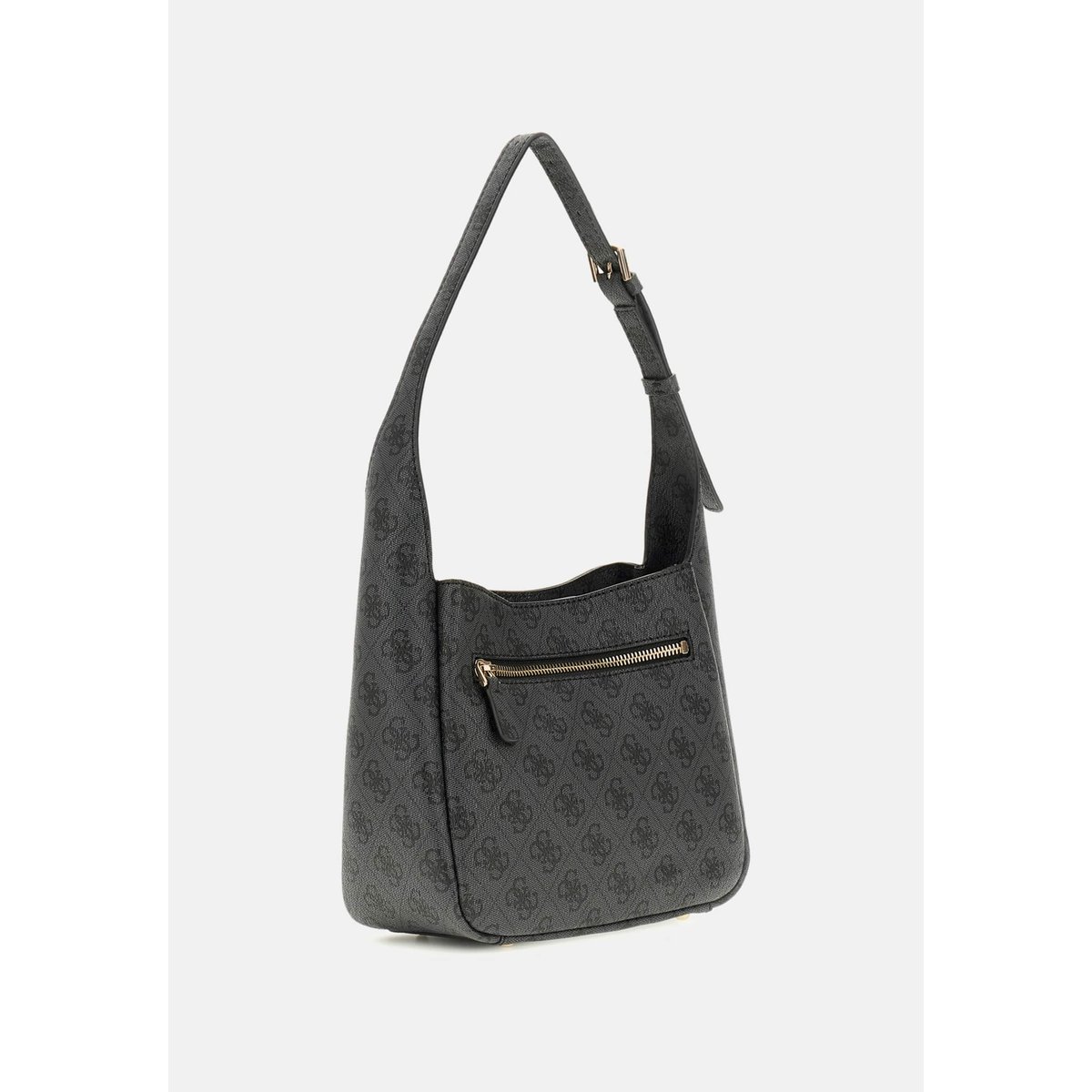 Mini Sac Hobo Katya Logo 4G noir, GUESS