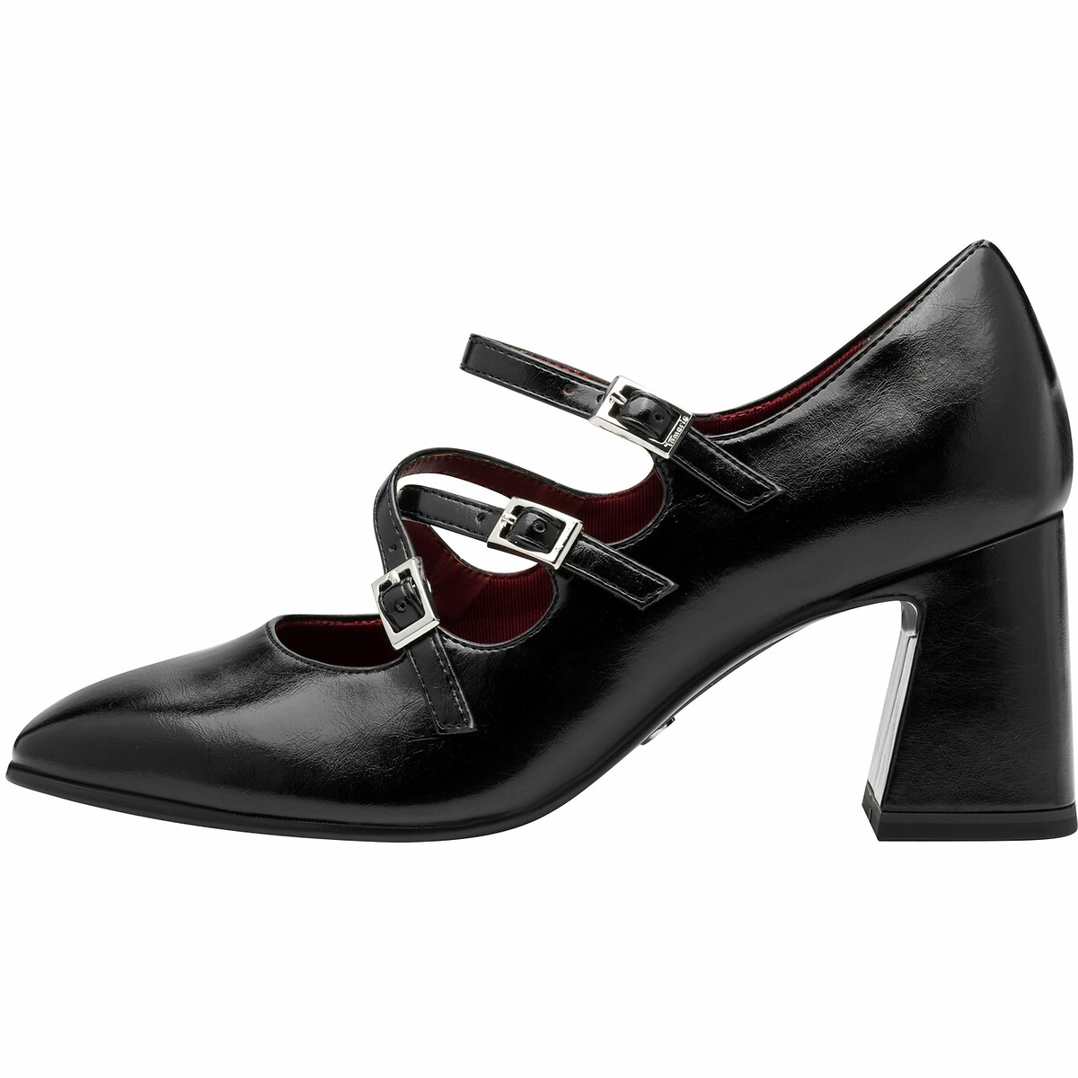 Mary Janes with Buckles and Heel black, TAMARIS