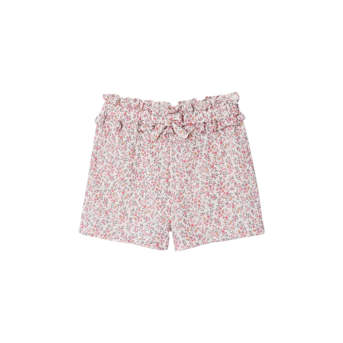 Ensemble short floral blanc imprimé, VERTBAUDET