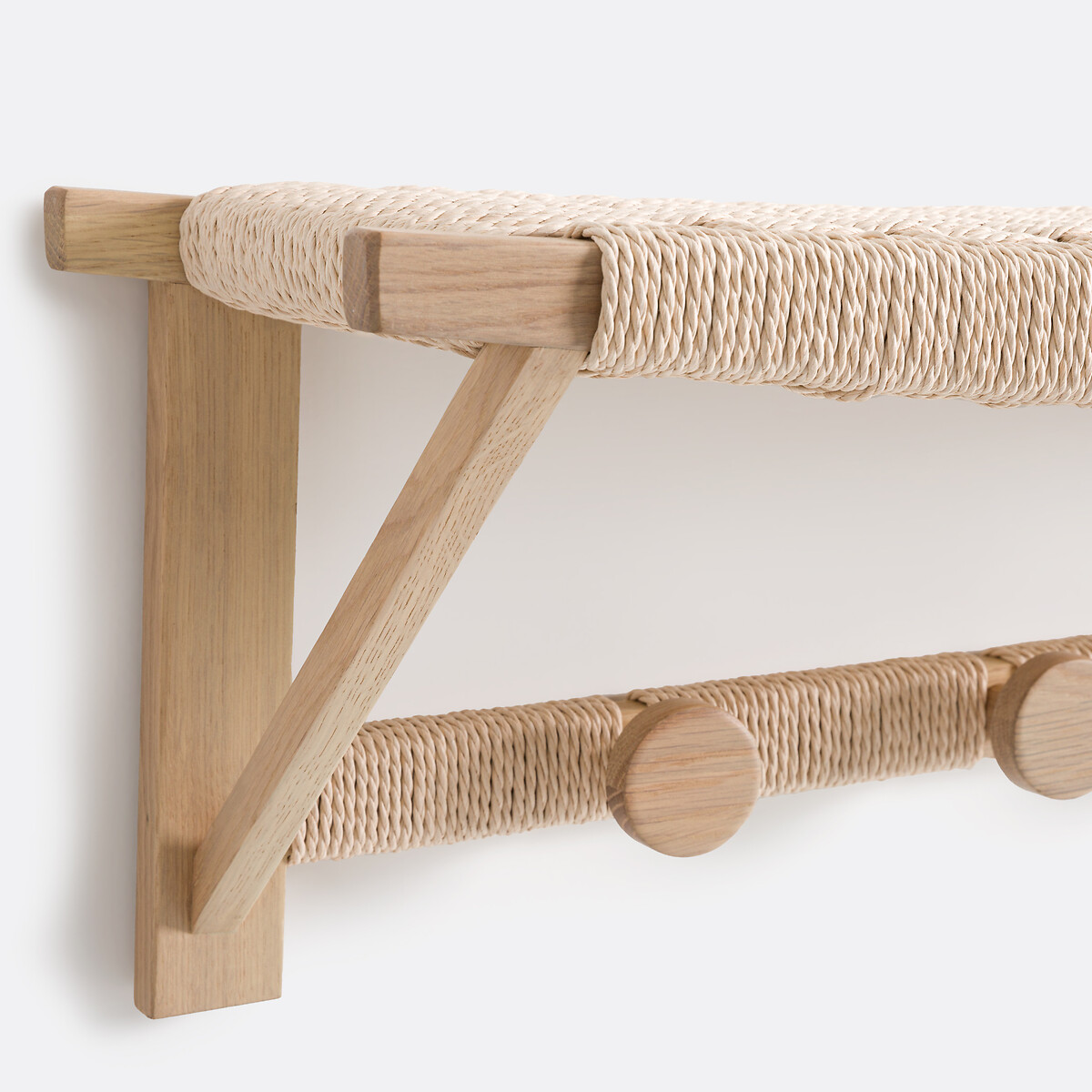 Patère murale en chêne, Kioto beige, LA REDOUTE INTERIEURS