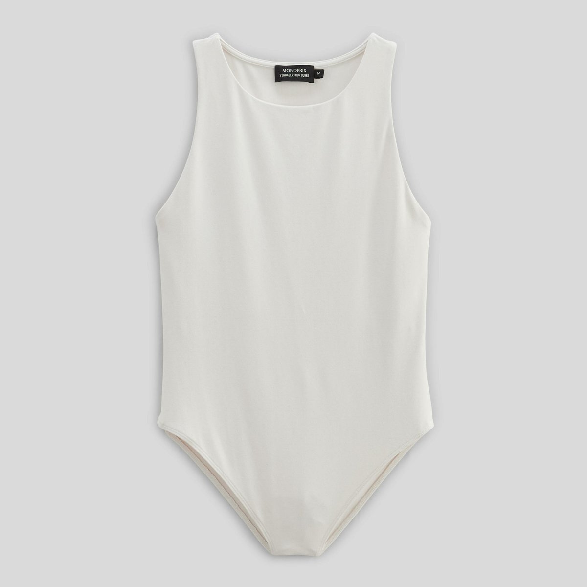 Body encolure américaine GISELE ecru, MONOPRIX