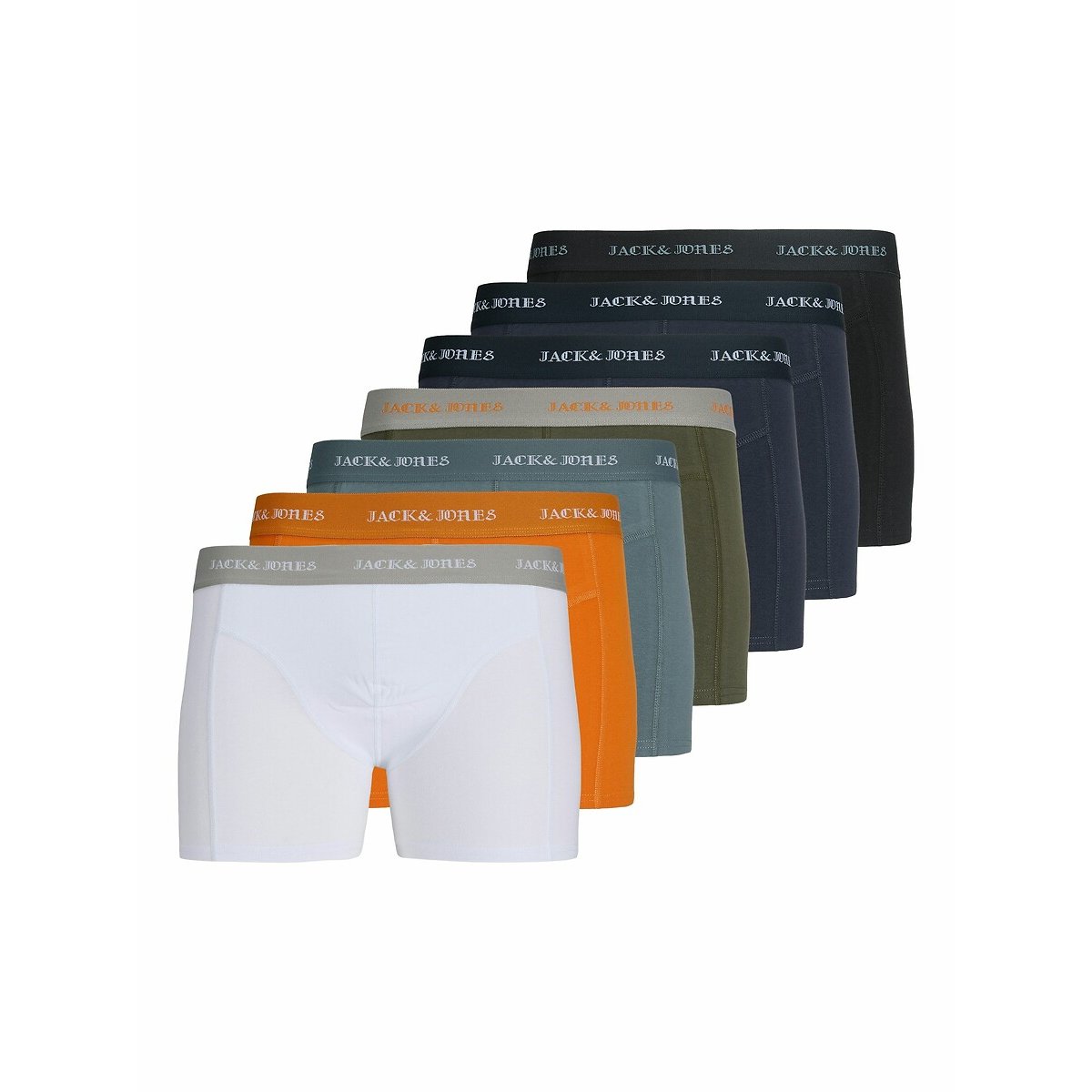 Pack of 7 Hipsters multi-coloured, JACK & JONES