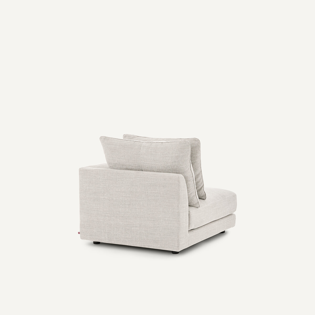 Rechtes Halbsofa, modular, aus Baumwolle und Leinen, TIBERIO beige, AM.PM