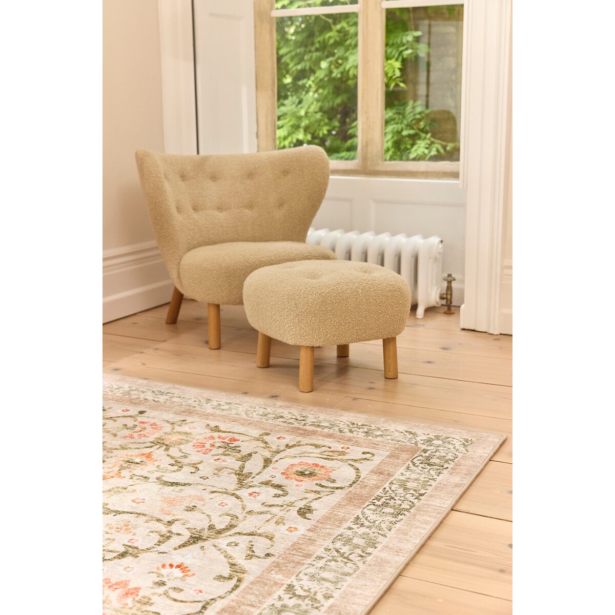 Country Paisley Eco-Washable Rug multi-coloured, HUG RUG