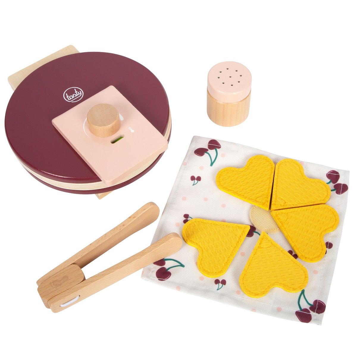 Gaufrier en bois TASTY bleu, SMALL FOOT COMPANY