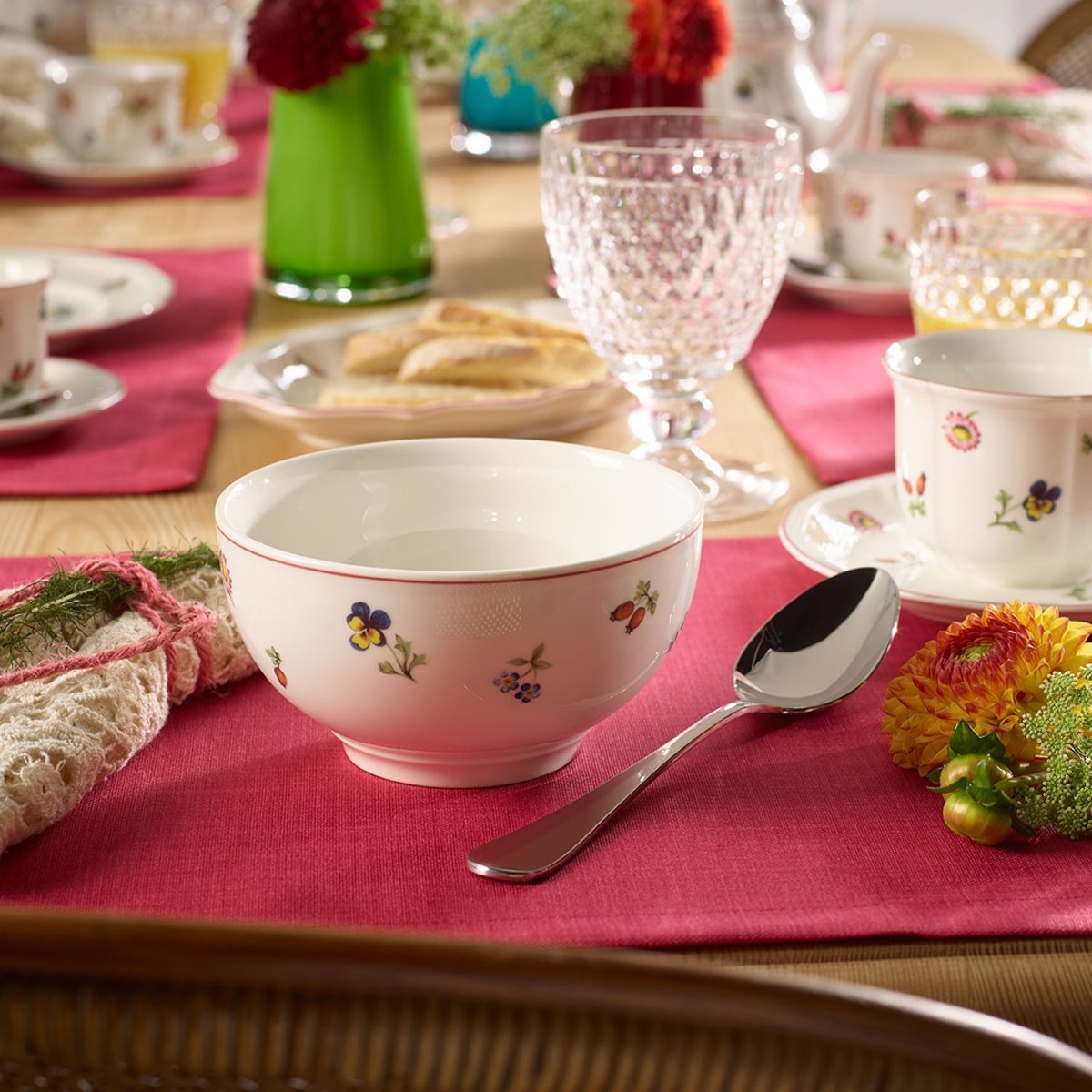 Bol À Céréales PETITE FLEUR blanc, VILLEROY & BOCH