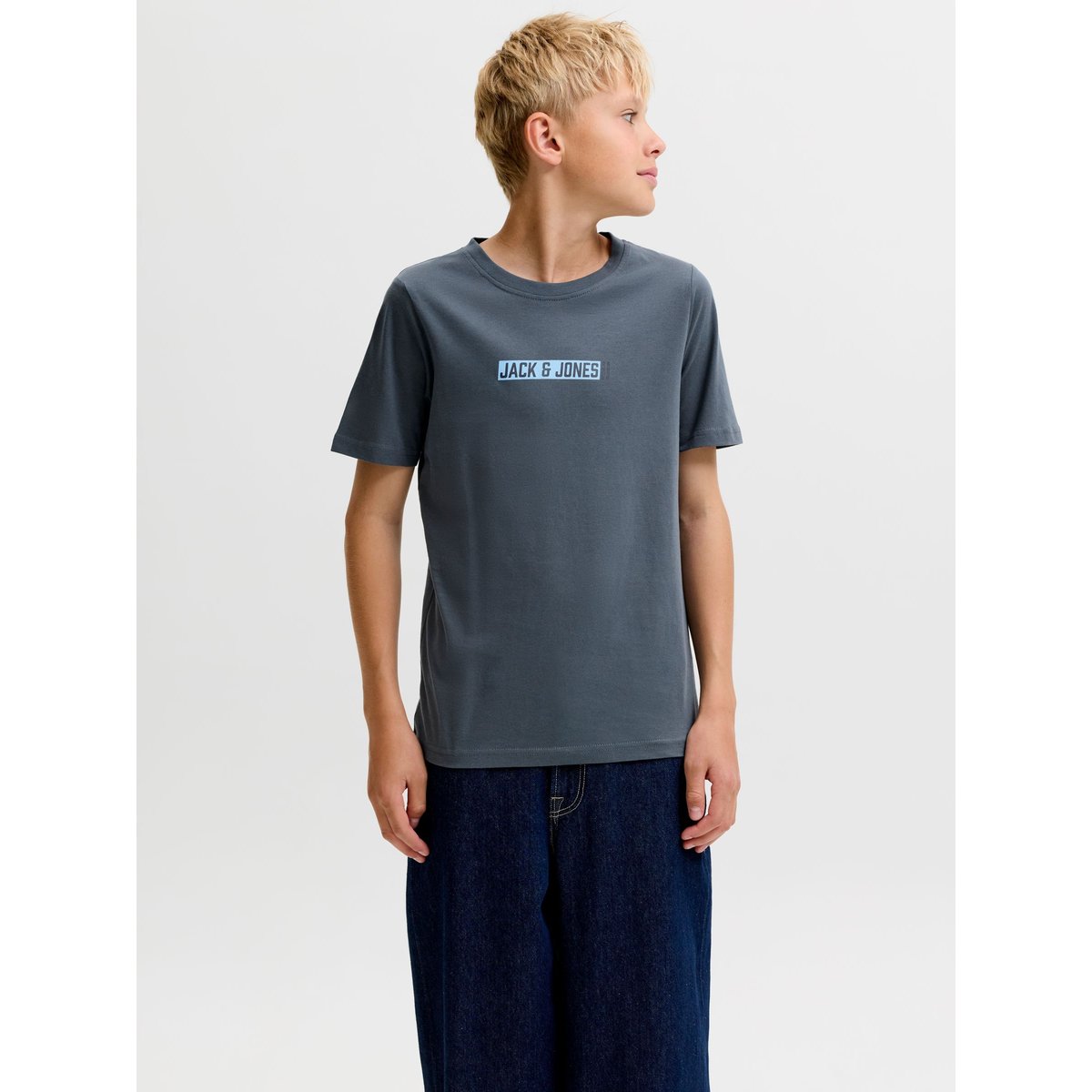 T-Shirt noire - black, JACK & JONES JUNIOR