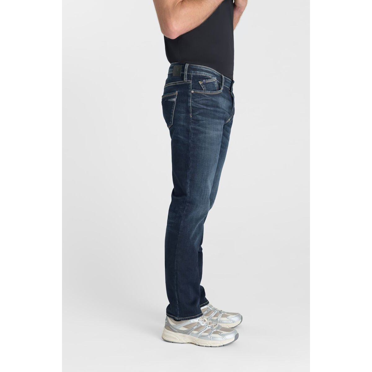 Jeans droite jogg 800/12 regular , longueur 34 blue, LE TEMPS DES CERISES