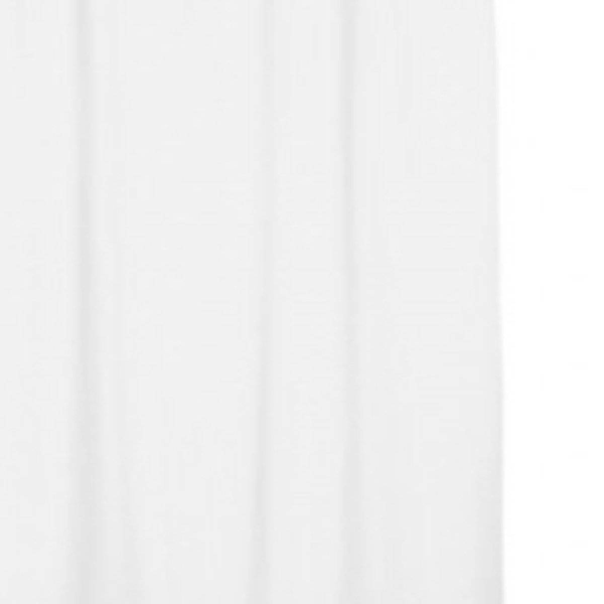 Rideau de douche plastique blanc avec 12 anneaux 180x200cm v019839, WADIGA