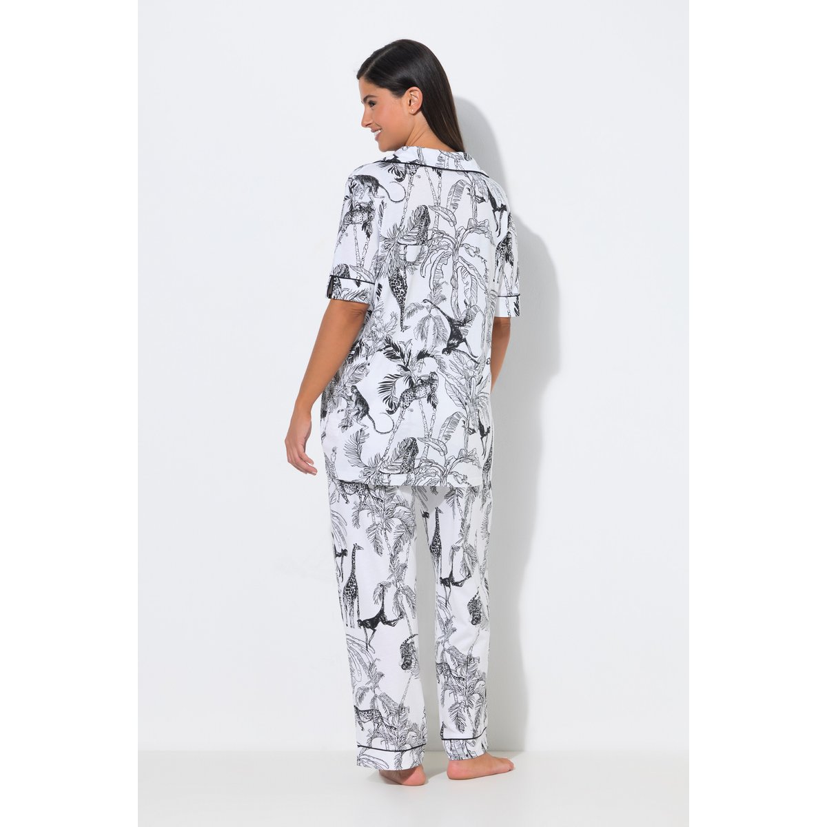 Pyjama à motif safari blanc cassé, ULLA POPKEN