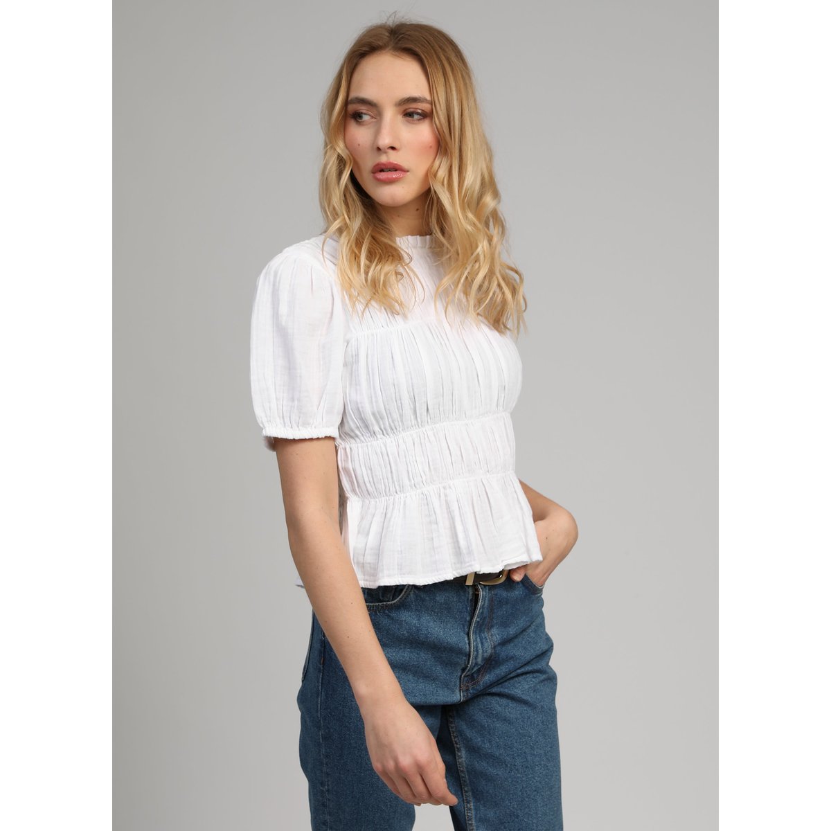 Top SIZAYA blanc, AN'GE