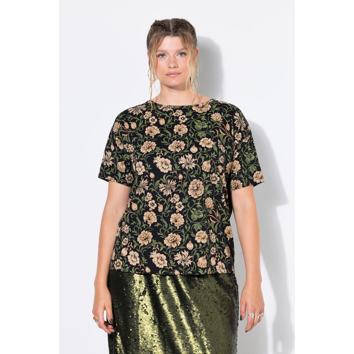 T-shirt oversize noir, STUDIO UNTOLD