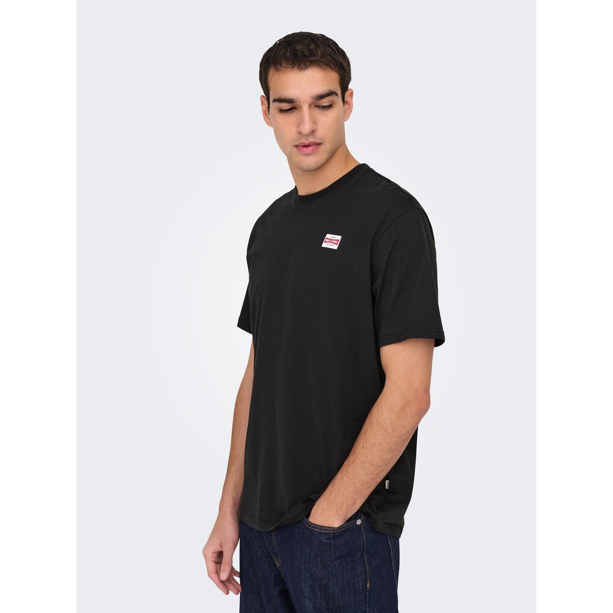 T-Shirt jet black, ONLY & SONS