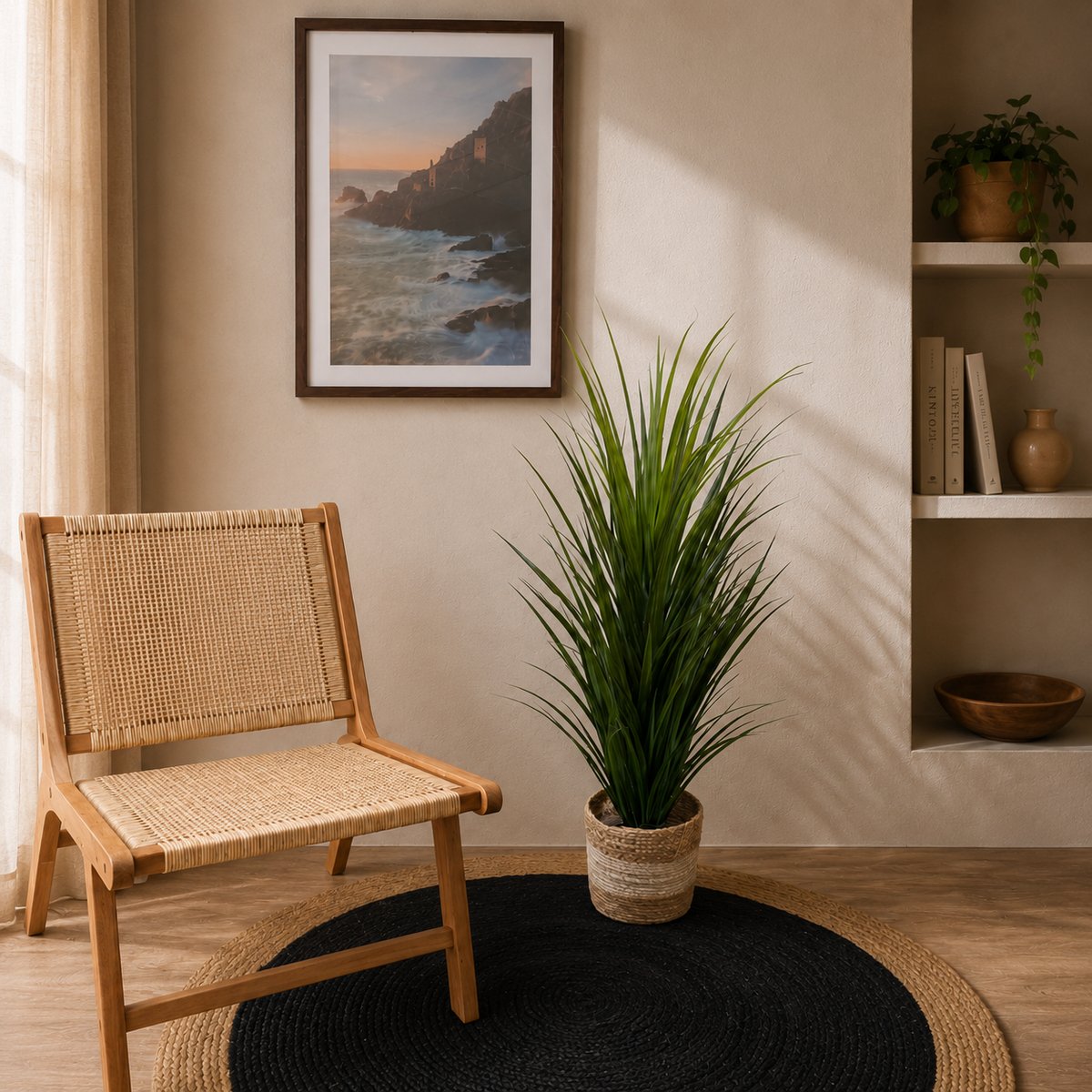 Dracena artificiel 120cm vert, LIGNE DECO