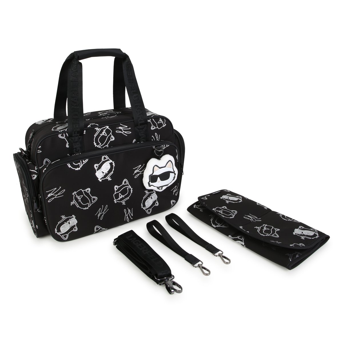 Sac à langer black, KARL LAGERFELD KIDS