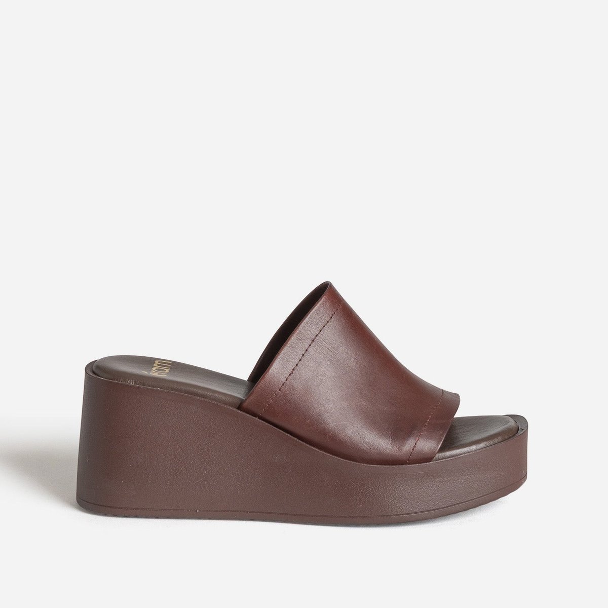Sandale À Talon en cuir JEANNICK chocolat, ERAM