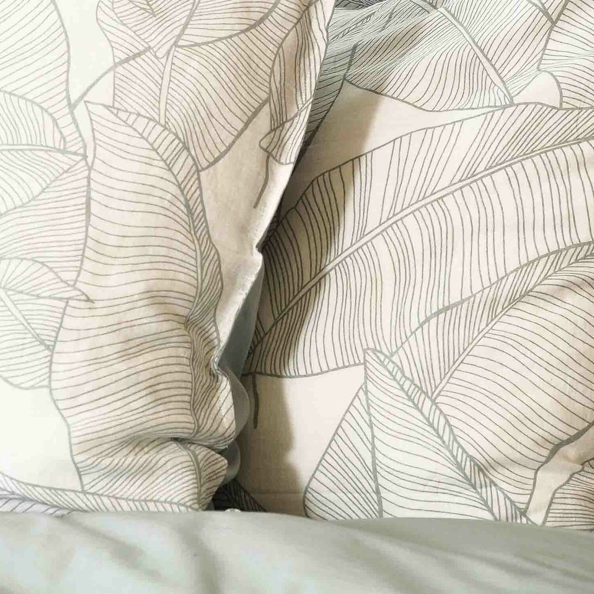 Parure housse de couette en coton imprimée, Pampelune bleu, C DESIGN HOME TEXTILE