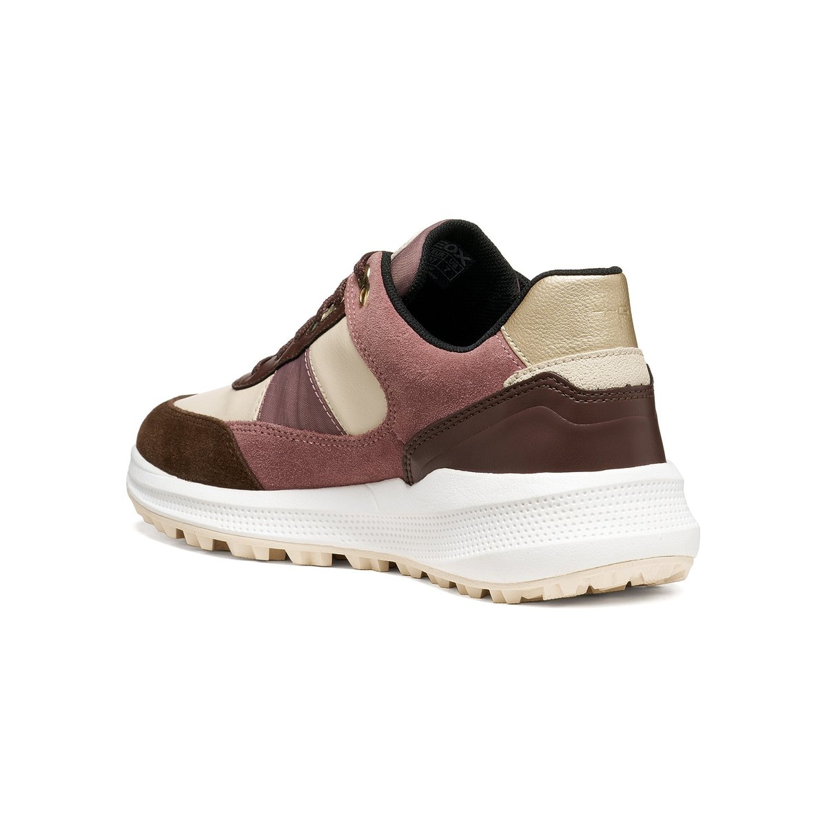 Baskets D PG1X B ABX beige clair/marron foncé, GEOX