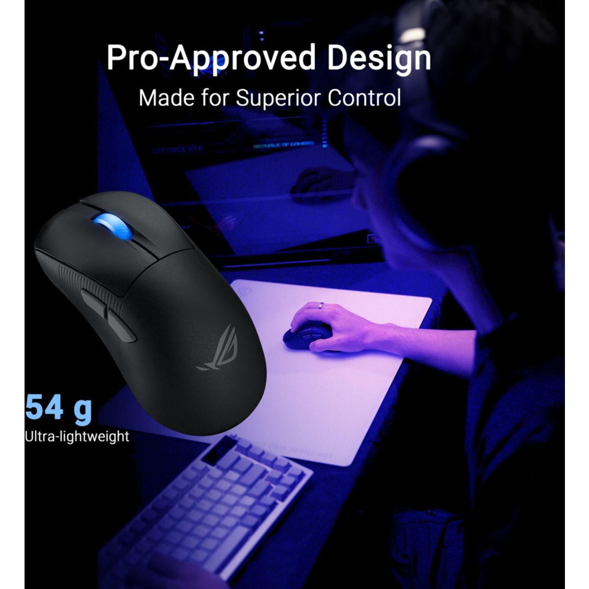 Souris Gamer Sans Fil ROG Keris II Wireless Ace couleur unique, ASUS