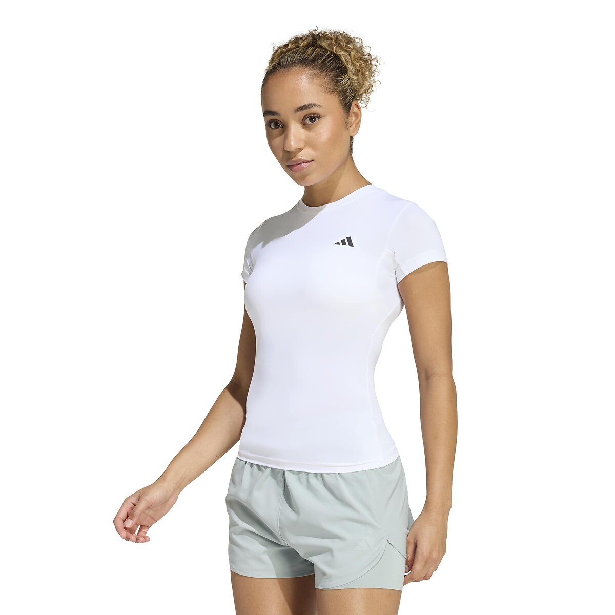 T-shirt de sport Essentials blanc, adidas Performance
