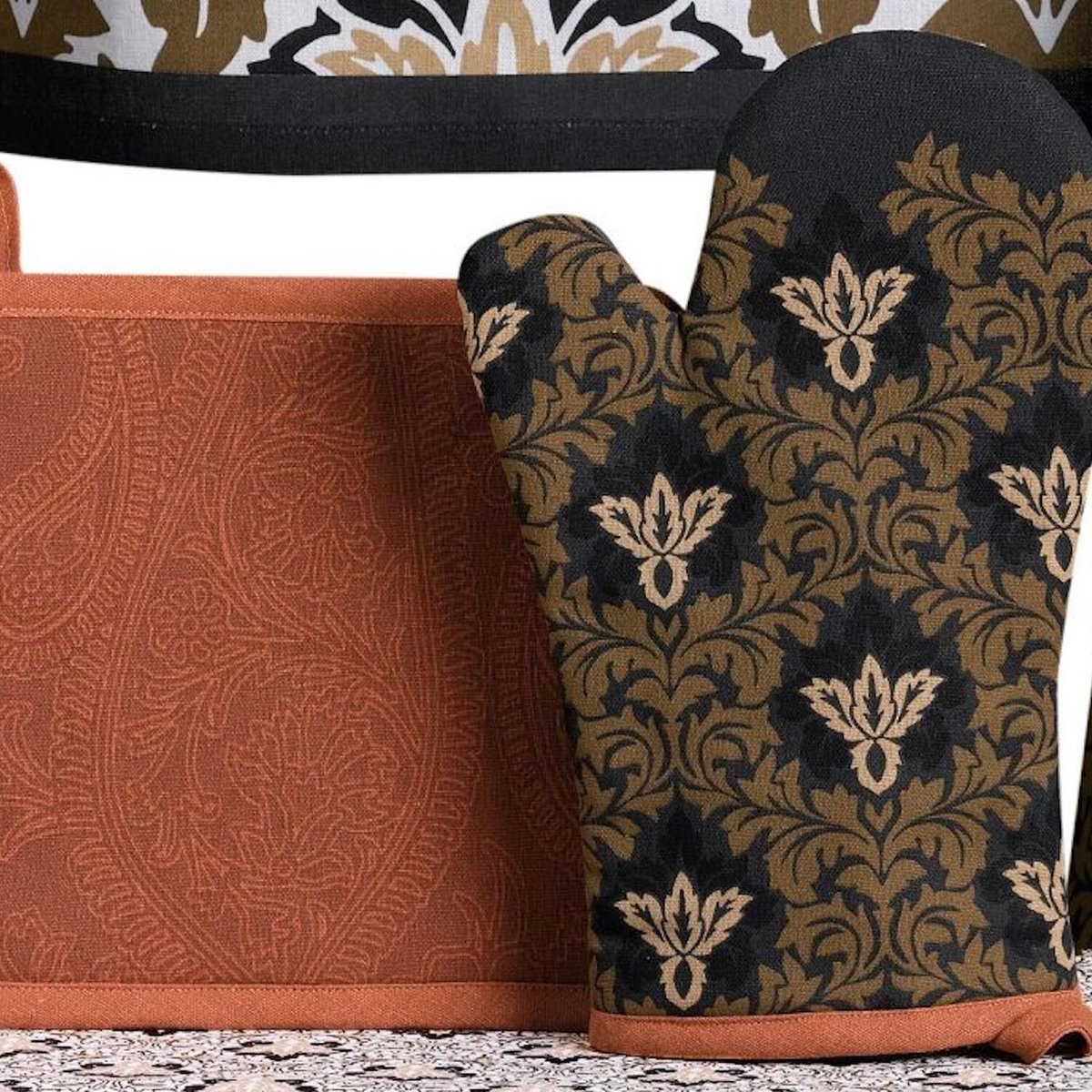 Gant et manique imprimés design, C DESIGN HOME TEXTILE
