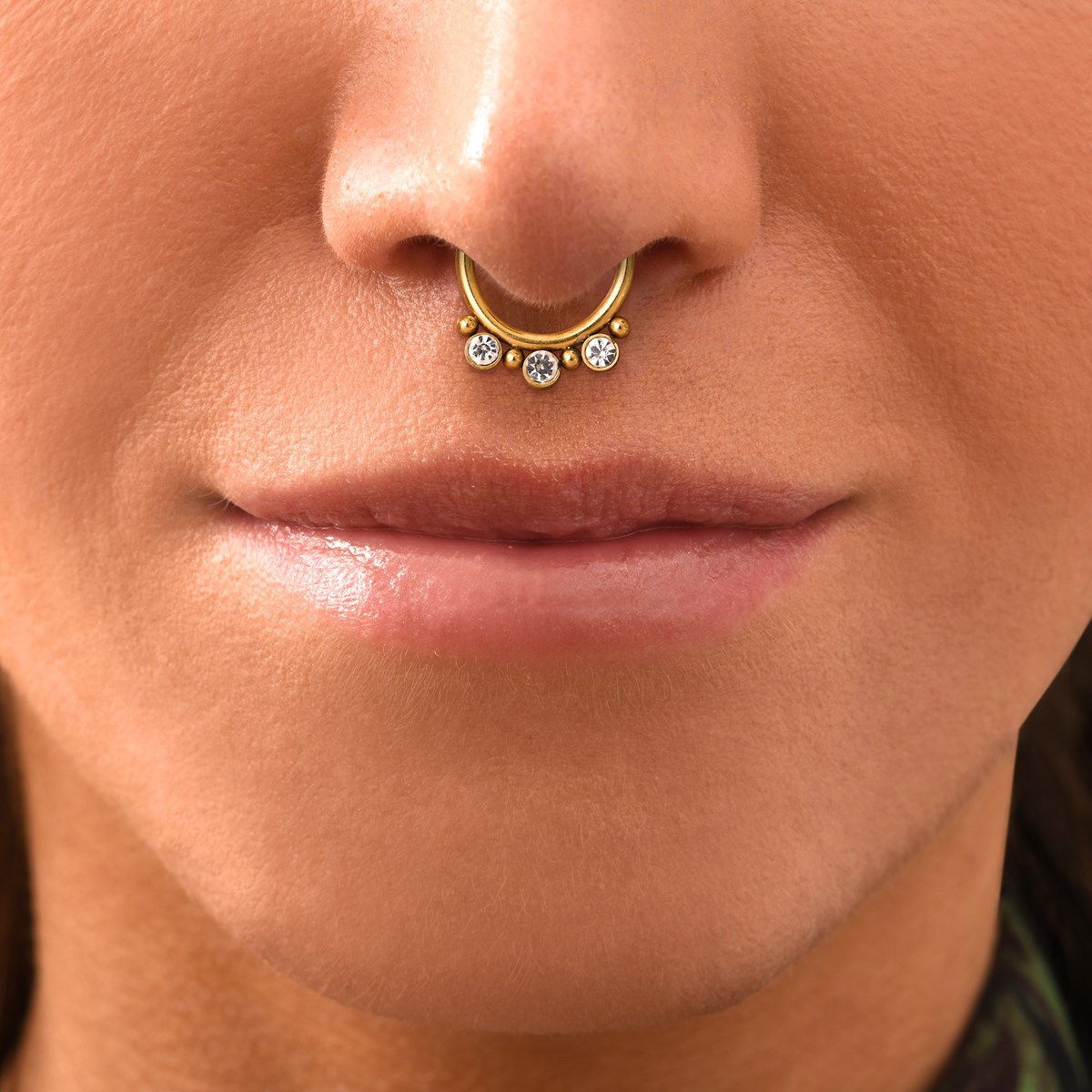 Bague nez tiya - candy blanc, CAROLINE NAJMAN