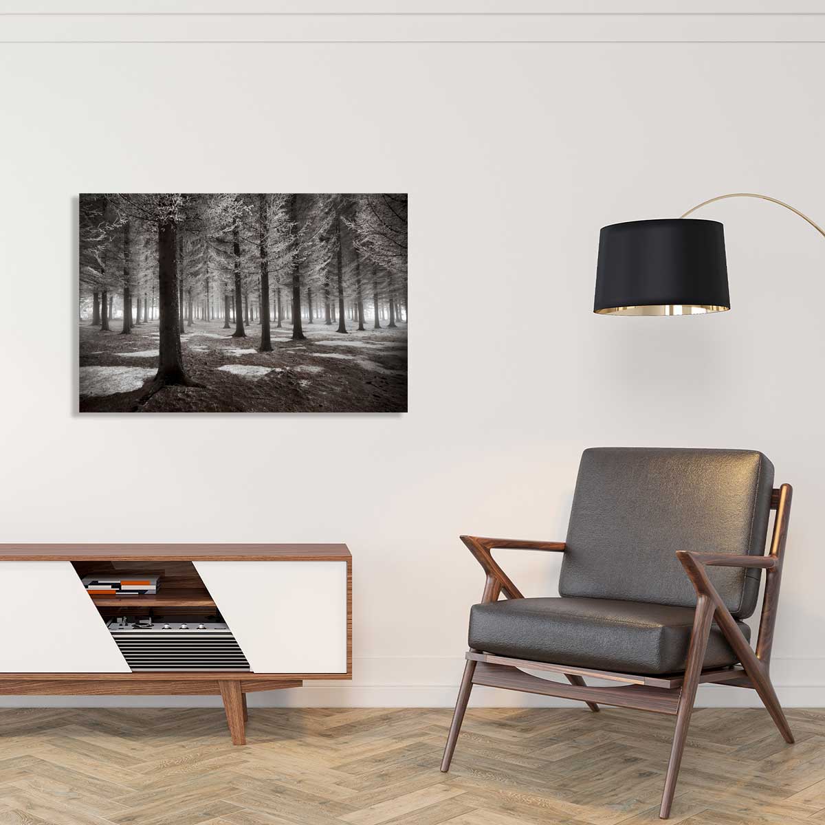 Tableau deco debut d'hiver tableau alu dibond, HEXOA