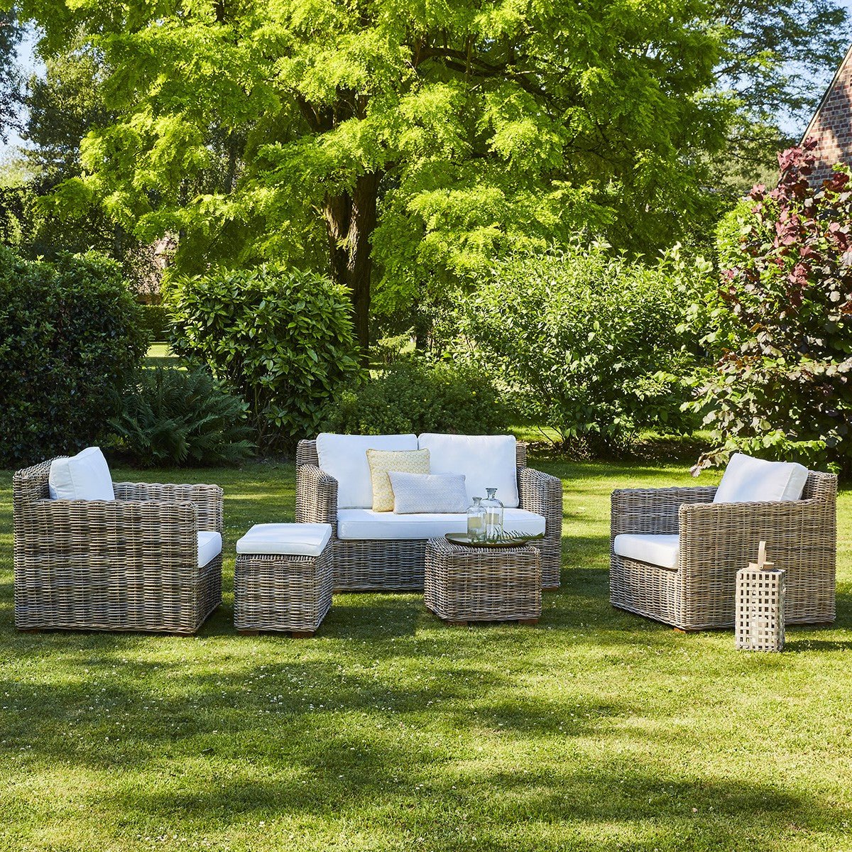Fauteuil de jardin en kubu MUSA naturel, BERAH GETAH