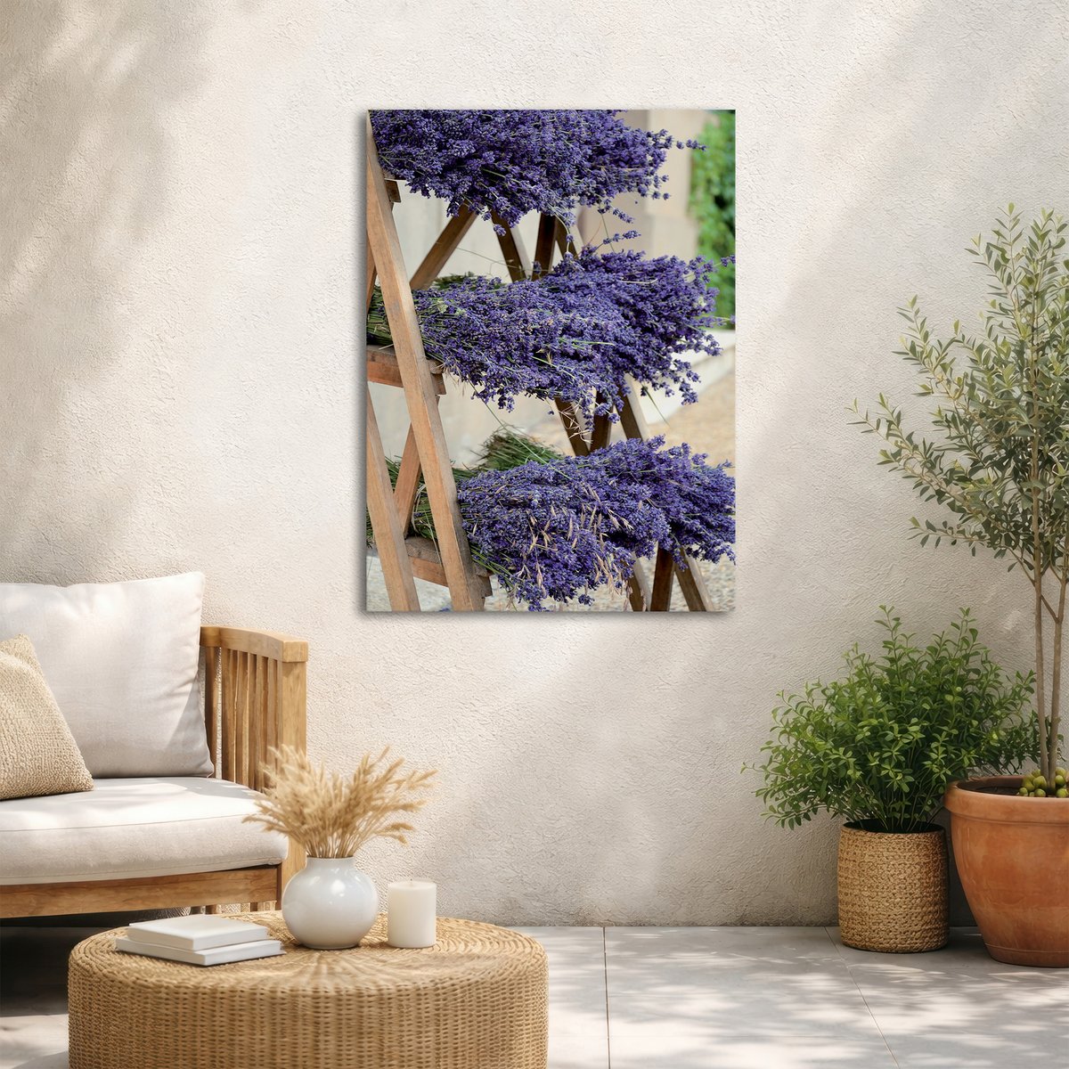 Tableau de jardin Lavande en fleurs violet, ART FOR THE HOME