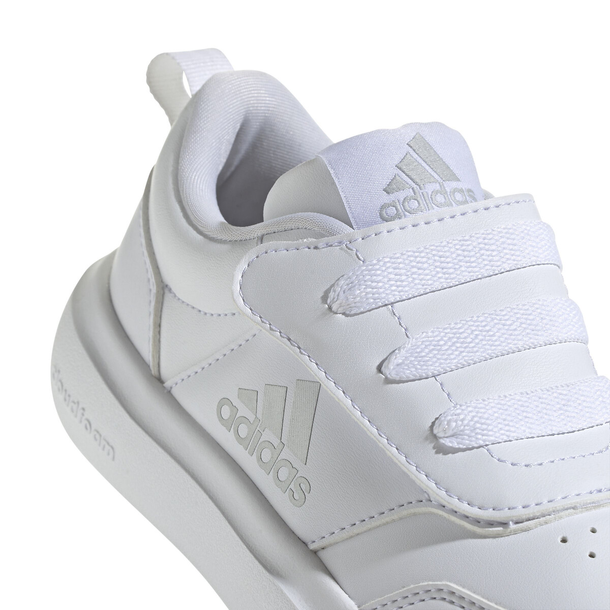 Kids Park ST Trainers with Touch 'n' Close Fastening white/silver-coloured, ADIDAS SPORTSWEAR