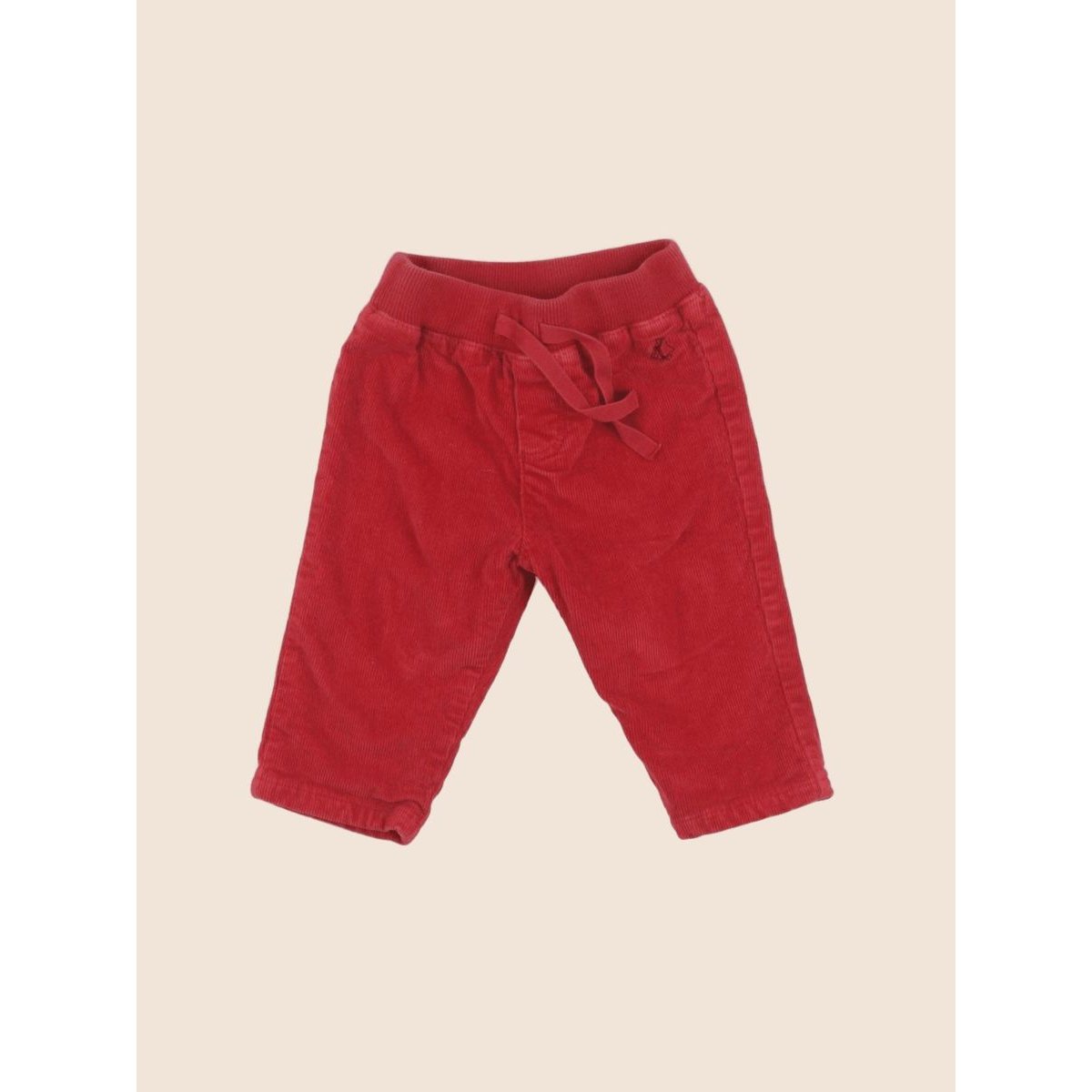 Pantalon - Etat satisfaisant rouge, PETIT BATEAU