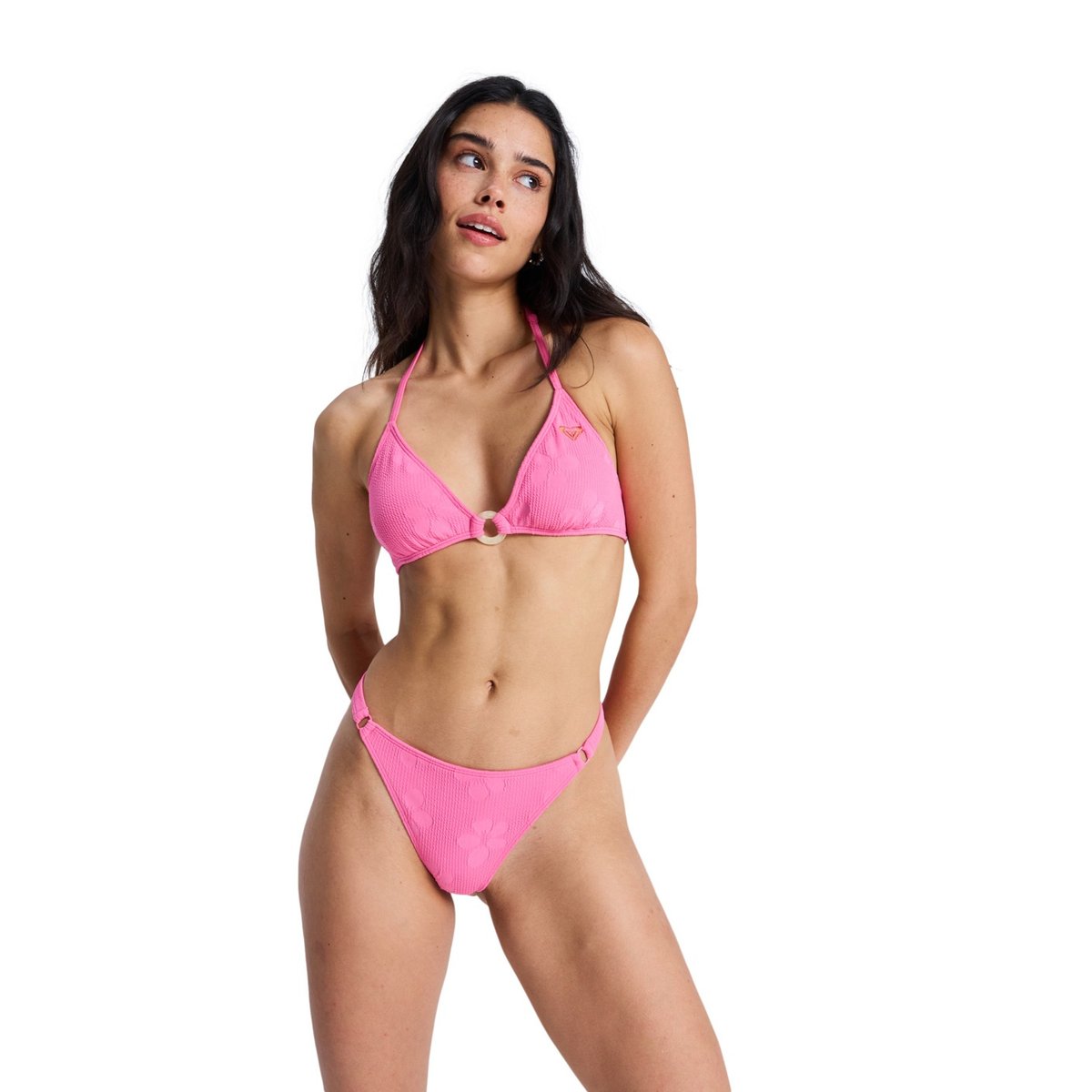 Bas de maillot de bain culotte bikini culotte brésilienne. rose sangria sunset, ROXY