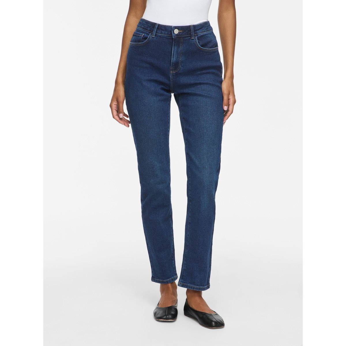 Jean Droit bleu - dark blue denim1, VILA