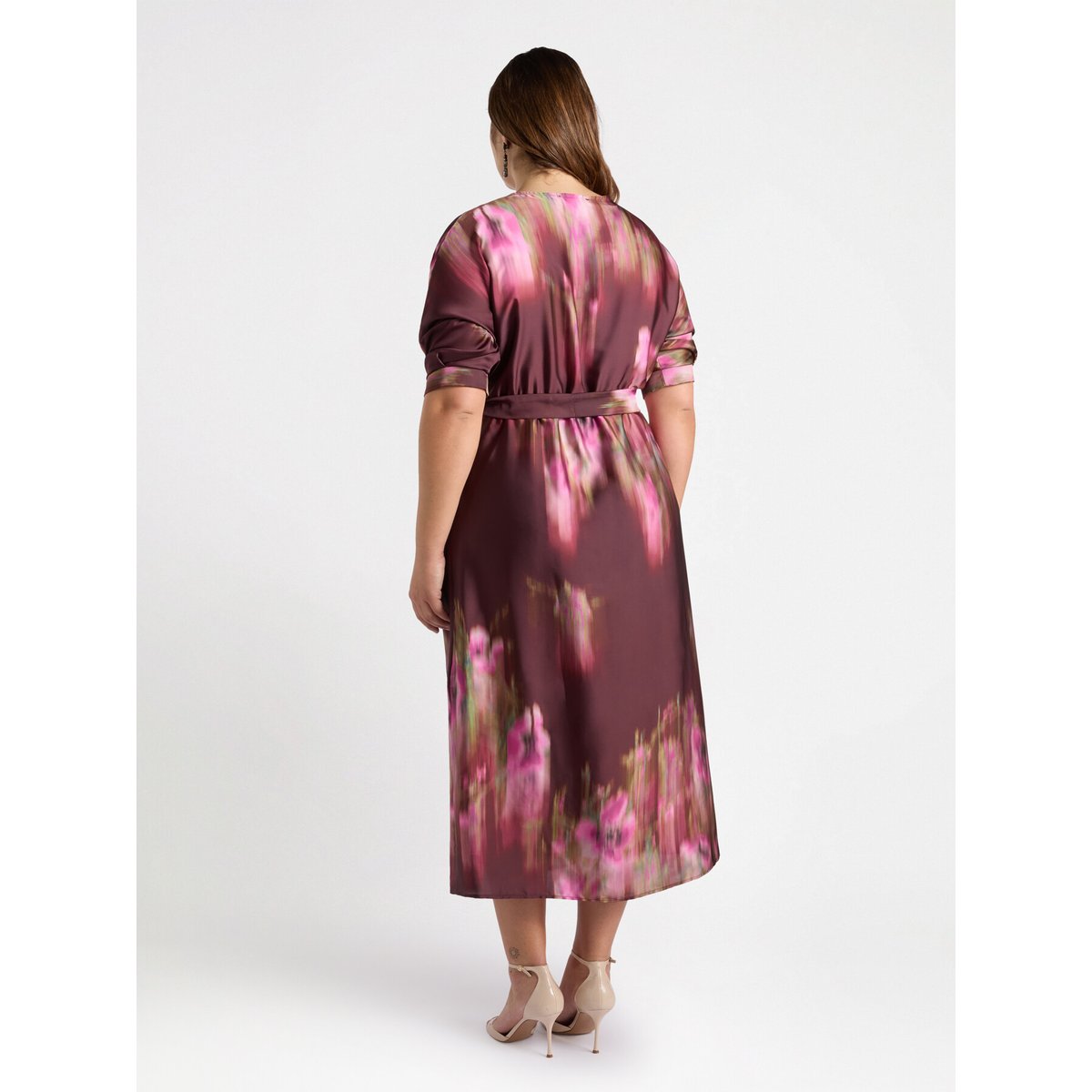 Robe imprimé dégradé fuchsia, FIORELLA RUBINO