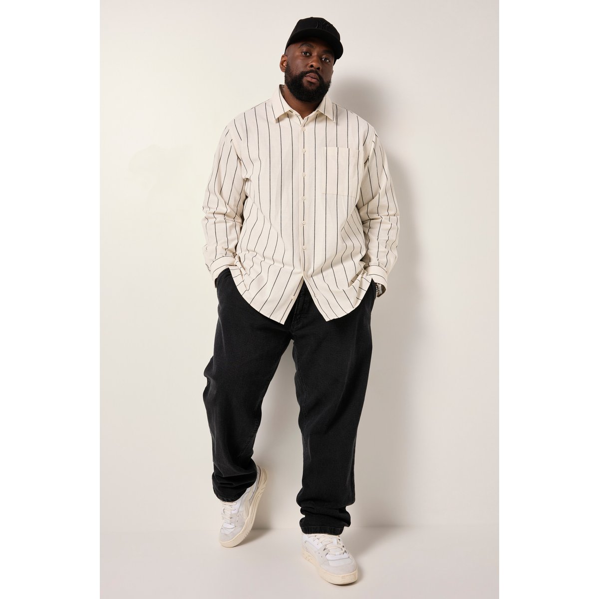 Jean chino, black denim noir, STHUGE