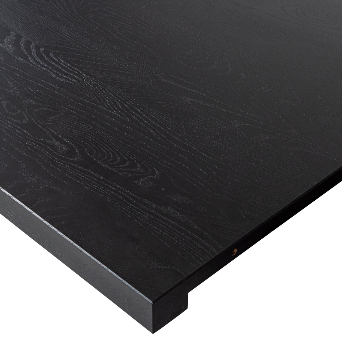 Plateau de table en frêne LUNGO noir, WOOOD