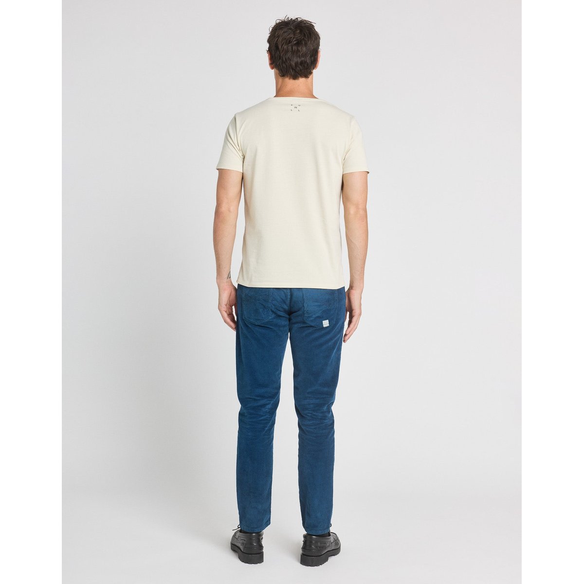 PANTALON REGULAR VELOURS LAGON bleu royal, PULLIN