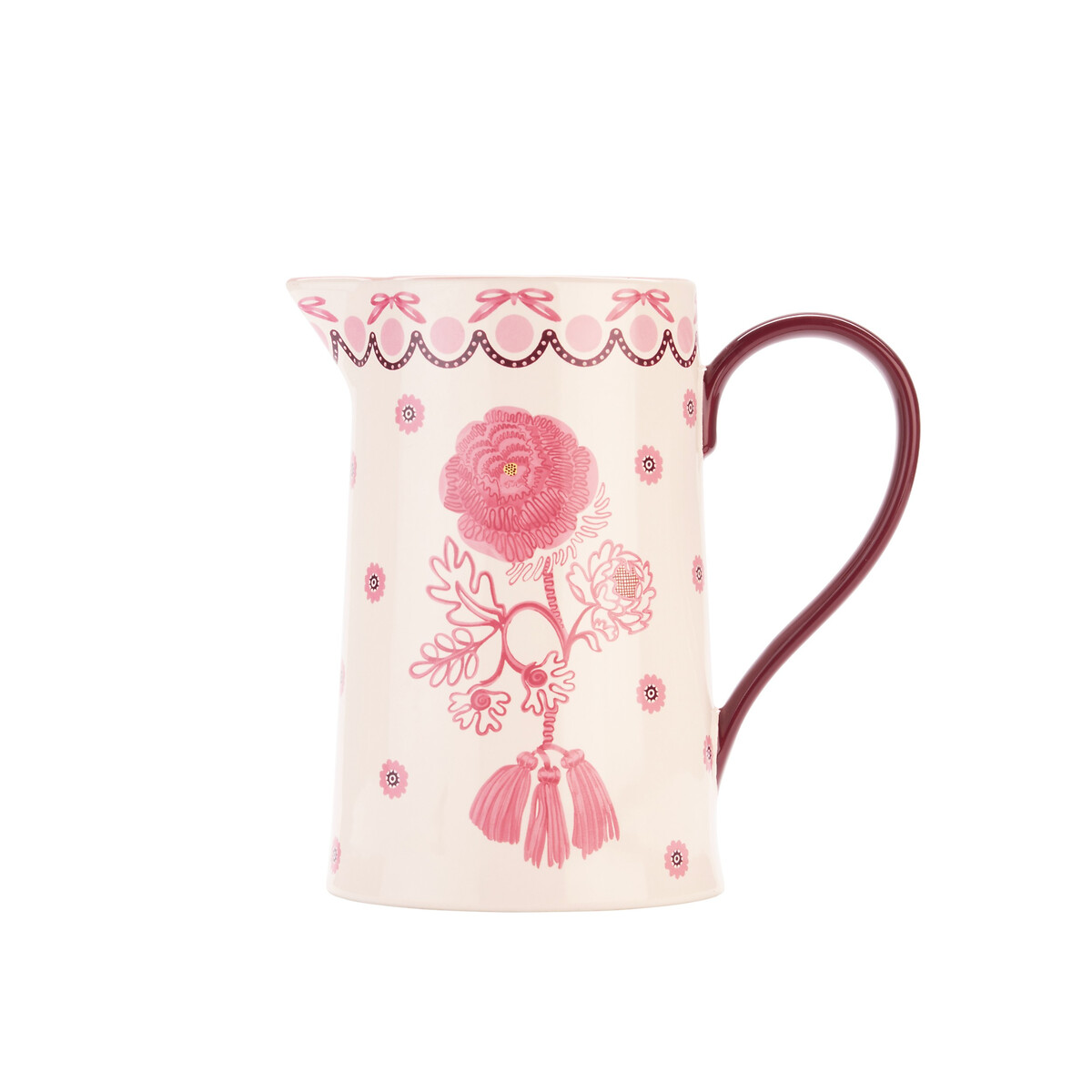 Spitalfields Silk Pitcher Jug pink, CATH KIDSTON