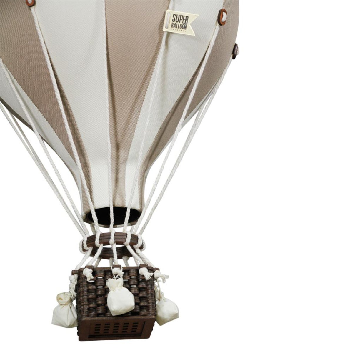 Montgolfière décorative Ø 30 cm / hauteur 50 cm beige, SEVIRA KIDS