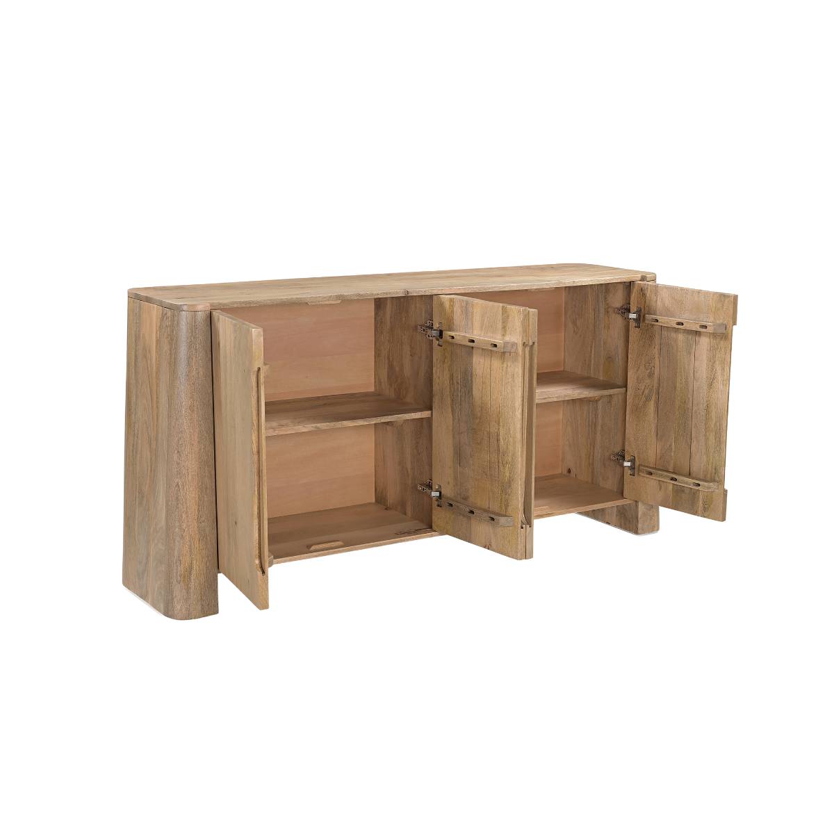 Buffet en bois de manguier SORREL bois clair, MADE IN MEUBLES